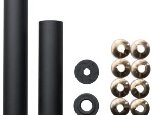 CMMG 11DB040 Zeroed 22 22 LR 1" Black Aluminum/Stainless Steel 1/2"x28