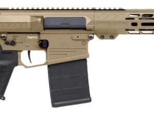 CMMG 33A030C-CT Banshee MK3 8.6 Blackout 20+1 12.50" Black Nitride Threaded Barrel, Coyote Tan Cerakote Aluminum Receiver w/Picatinny Rail, M-LOK Handguard, Black Polymer 6 Position Rip Brace, CMMG Ze