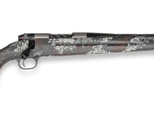 Weatherby MBP01N65RWR3B Mark V Capra 6.5 Wthby RPM 2+1 21" Graphite Black Cerakote Fluted Threaded Barrel Titanium Receiver Drilled & Tapped Receiver Exposed Carbon w/Gray, White & Rust Sponge Accents