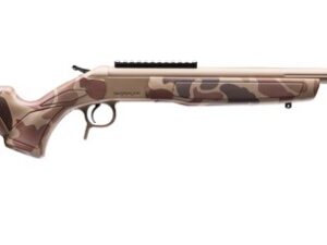 CVA CR4437DC Cascade Takedown 308 Win 1rd 20" Flat Dark Earth Cerakote Stainless Steel Threaded Barrel & Receiver w/Picatinny Rail, Duck Camo Synthetic Stock