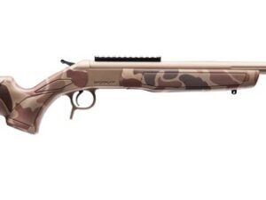 CVA CR4442DC Cascade Takedown 45-70 Gov 1rd 20" Flat Dark Earth Cerakote Stainless Steel Threaded Barrel & Receiver w/Picatinny Rail, Duck Camo Synthetic Stock