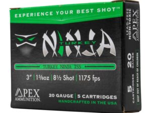 APEX AMMO NINJA20    20G 3    1-5/8 8.5       5/10
