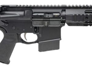 Dpms Panther Arms DP51655225433 Kitty Kat S9 338 ARC 8" Black Nitride Heavy Threaded Barrel, Black Hardcoat Anodize Aluminum Receiver w/Picatinny Rail, DPMS Quad Rail Handguard, Black Polymer SB Tacti