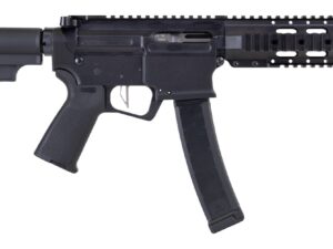 Dpms Panther Arms DP51655221916 Kitty Kat S9 9mm Luger 33+1 8" Black Nitride Heavy Threaded Barrel, Black Hardcoat Anodize Aluminum Receiver w/Picatinny Rail, DPMS Quad Rail Handguard, Black Polymer S