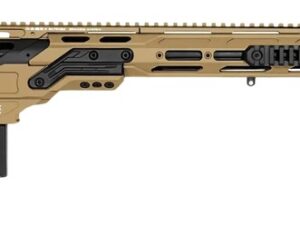 Cadex Inc CDX33LITE33827BR30I2D3 CDX-33 Lite 338 Lapua Mag 5+1 27" Black DLC Fluted Threaded Barrel, Hybrid Tan Cerakote Receiver w/Picatinny Rail, M-LOK Handguard, Adjustable Folding Hybrid Tan Butts