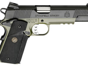 Springfield Armory PX9105MLCA18 1911 Loaded Operator *CA Compliant 45 ACP 5" 7+1 OD Green Armory Kote Black Armory Kote Carbon Steel Slide Black Wraparound Rubber Grip