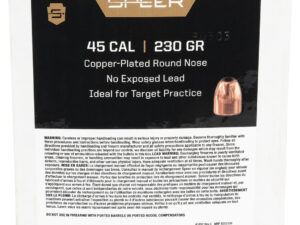 Speer 4714 Handgun  45Cal 230gr Round Nose 500 Per Box/3 Case