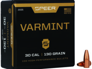 Speer 2005 Varmint  30Cal 130gr Jacketed Hollow Point 100 Per Box/5 Case
