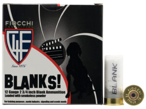 Fiocchi 12BLANK Shotgun Blank 25 Per Box/10 Case