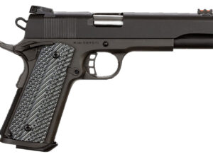 Rock Island 51719 Rock Ultra FS 40 S&W Caliber with 5" Barrel, 8+1 Capacity, Overall Black Parkerized Finish Steel, Beavertail Frame, Serrated Slide & Black/Gray G10 Grip