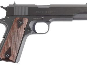 Colt Mfg O1970A1CS Government Series 70 45 ACP 7+1 5" Black National Match Barrel, Blued Carbon Steel Serrated Slide, Blued Carbon Steel Frame w/Beavertail, Rosewood Grip, Ambidextrous