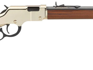 Henry H004M Golden Boy  22 WMR Caliber with 12+1 Capacity, 20.50" Blued Barrel, Brasslite Metal Finish & American Walnut Stock Right Hand (Full Size)