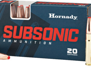 Hornady 80877 Subsonic Rifle 300Blackout 190gr Sub X 20 Per Box/10 Case