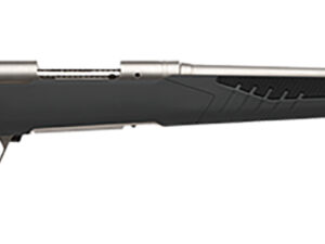 Savage Arms 57079 110 Storm Full Size 270 WSM 2+1 24" Matte Stainless Button-Rifled Barrel, Matte Drilled & Tapped Stainless Steel Receiver, AccuStock Matte Gray Synthetic Stock, Right Hand