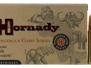 Hornady 82666 Dangerous Game  416Ruger 400gr Dangerous Game Solid 20 Per Box/6 Case