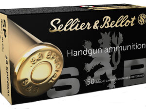 Sellier & Bellot SB38C Handgun  38Special 158gr Soft Point 50 Per Box/20 Case