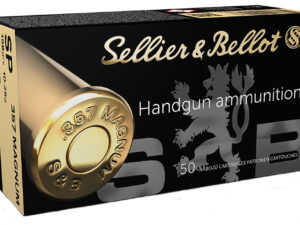 Sellier & Bellot SB357B Handgun  357Mag 158gr Soft Point 50 Per Box/20 Case