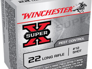 Winchester Ammo X22LRS Super X  22LR #12Shot 50 Per Box/100 Case