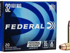 Federal C32HRB Personal Defense  32H&R Mag 85gr Jacketed Hollow Point 20 Per Box/25 Case