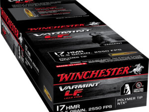 Winchester Ammo S17HMR1LF Varmint LF  17HMR 15.5gr Polymer Tip NTX 50 Per Box/20 Case