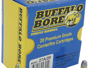 Buffalo Bore Ammunition 27A20 Personal Defense Strictly Business 380ACP +P 100gr Hard Cast Flat Nose 20 Per Box/12 Case