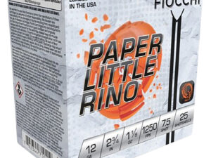 Fiocchi 12FPWR75 Paper Little Rino Extrema 12Gauge 2.75" 1 1/8oz 7.5Shot 25 Per Box/10 Case