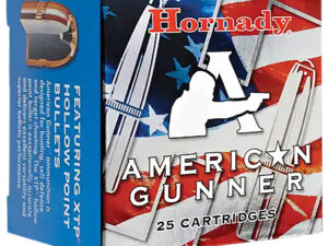 Hornady 90104 American Gunner  380ACP 90gr Hornady XTP Hollow Point 25 Per Box/10 Case