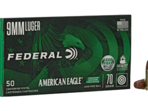 FED AM EAGLE 9MM 70GR LFB 50/500