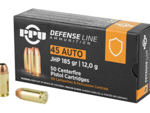 PPU 45ACP JHP 185GR 50/500