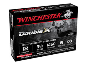 WIN DBLX 12GA 3.5" 00BK 15PLT 5/250