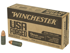 WIN 9MM 115GR FMJ STEEL CASE 50/500