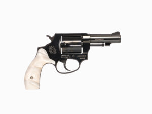 HERITAGE MANUFACTURING ROSCOE 38SPL BL/PEARL 3" 5RD