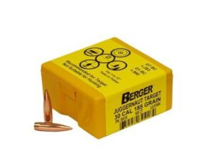 Berger Match Grade Target Bullets .30 cal .308" 185 gr Juggernaut Target 100/ct