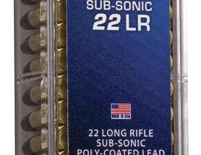 CCI Target SubSonic Blue Rimfire Ammunition .22 LR 40 gr LRN 1070 fps 100/ct
