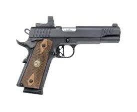 Chiappa 1911 Superior MRS Red Dot Handgun .45 ACP 5" Barrel  Blued Frame Walnut Grips ZT Red Dot