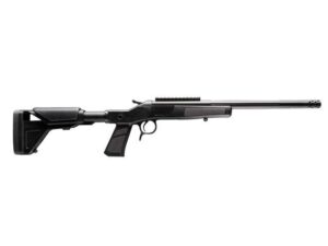 CVA Scout XP-SB Rifle .223 Rem Single Shot 16.5" Threaded Fluted Stainless Steel Barrel w/Graphite Black Stock