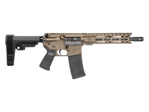 Diamondback DB15 Pistol 5.56mm 30rd Magazine(1) 10" Barrel 9" M-LOK Rail SBA3 Brace FDE