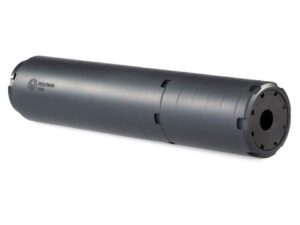 Dead Air Wolfman Modular Direct Thread Pistol Suppressor 9mm Luger Stainless Steel Black Finish 1/2-28