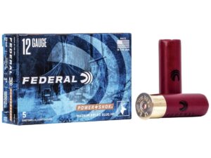Federal Power-Shok Rifled Slug 12 ga 3" MAX 1 1/4 oz Slug 1600 fps - 5/box