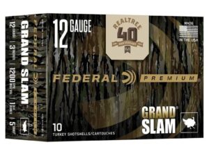 Federal Grand Slam Realtree 40th Anniversary Shotshells 12ga 3" 1-3/4oz 1200 fps #5 10/ct
