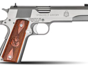 Springfield Mil Spec 1911 Handgun .45 Auto 7rd Magazine(2) 5" Barrel Stainless Steel CA Compliant
