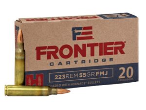Hornady Frontier Rifle Ammunition .223 Rem 55 gr FMJ 20/ct