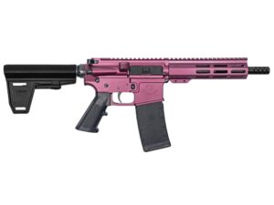 GLFA 223 Wylde Braced Pistol .223 Wylde 30rd Magazine 7.5" Nitride Barrel Black Cherry Finish