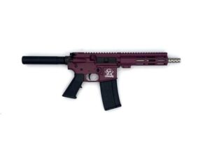 Great Lakes AR-15 Pistol .223 Wylde 30rd Magazine 7.5" Stainless Barrel Black Cherry Finish