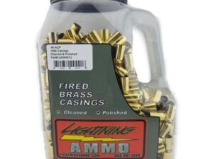 Lightning Ammo Reman. Cleaned & Polished Brass .45 ACP 500/ct Jug (Mixed Primer Size)