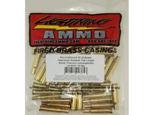 Lightning Ammo Reconditioned Ready to Load Brass 30-30 50 Qty Bag