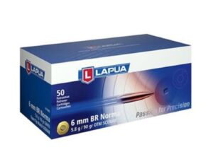 Lapua OTM Rifle Ammo 6mm BR Norma 90 gr Scenar-L 50/ct