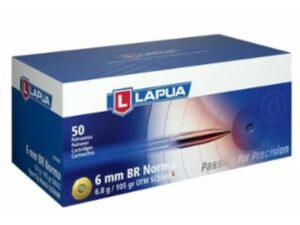 Lapua OTM Rifle Ammo 6mm BR Norma 105 gr Scenar-L 2674 fps 50/ct