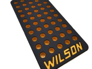 L.E. Wilson Reloading Tray .380" 50 Hole Black/Yellow