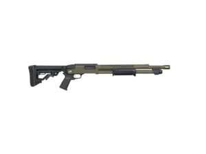 Mossberg 590R Stand-Off OD Green Cerakote Shotgun 12ga 3" Chamber 6rd Capacity 18.5" Barrel Adjustable Stock